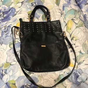 Pulicati Studded Leather Tote